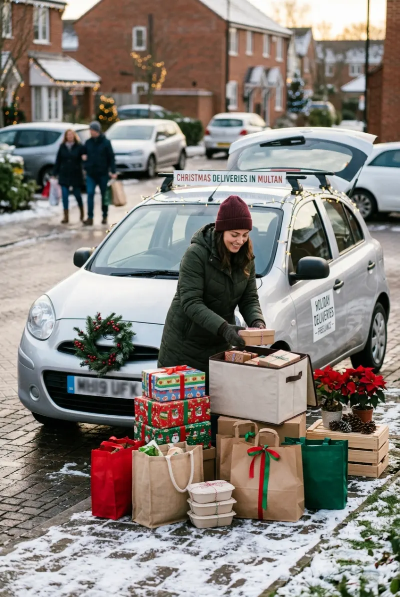 Christmas delivery side hustle