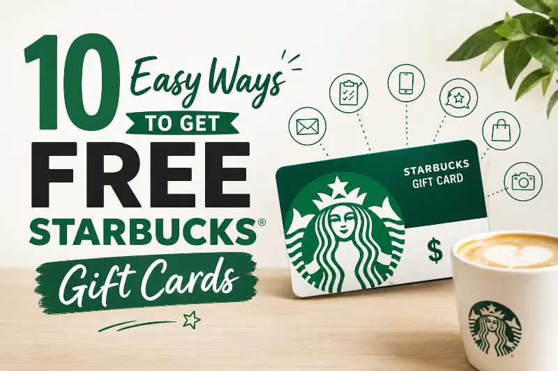 10 Easy Ways to Get Free Starbucks Gift Cards (Legit Ways to Earn)