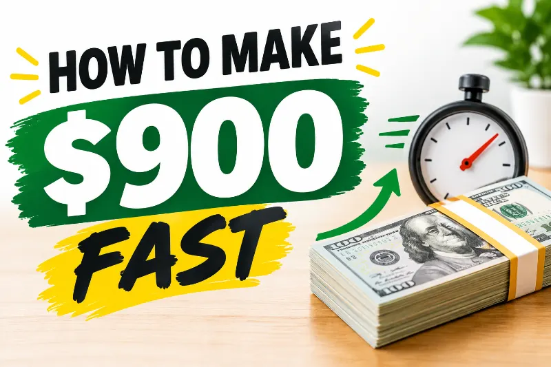 How to Make $900 Fast: 12 Legit Ways to Earn Extra Money
