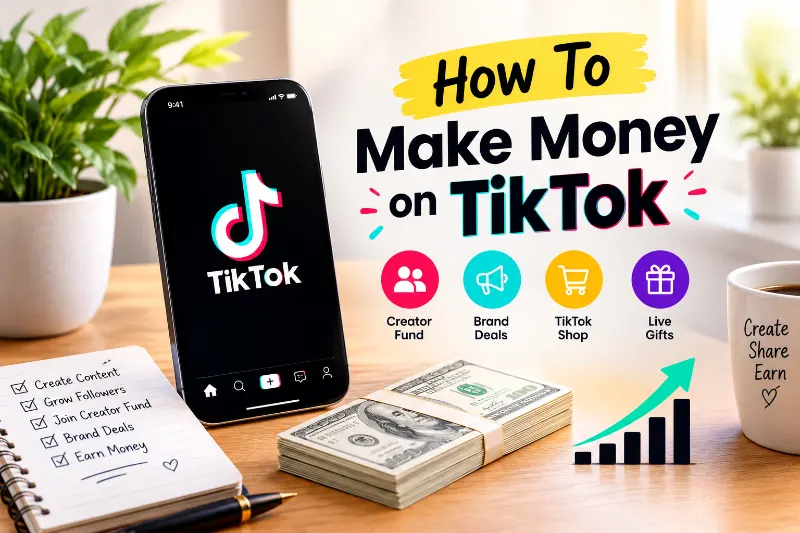 How to Make Money on TikTok: 10 Ways to Earn as a Beginner
