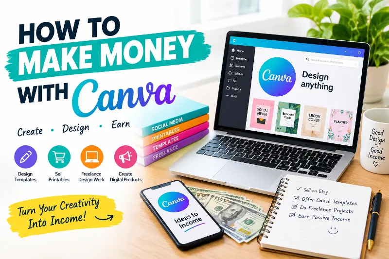How to Make Money With Canva: 8 Practical Ways to Start