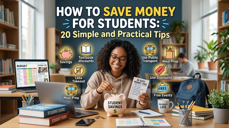 How to Save Money for Students: 20 Simple and Practical Tips