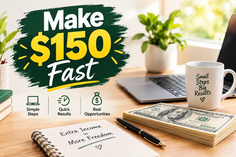 10 Practical Ways to Make $150 Fast (Even as a Beginner)
