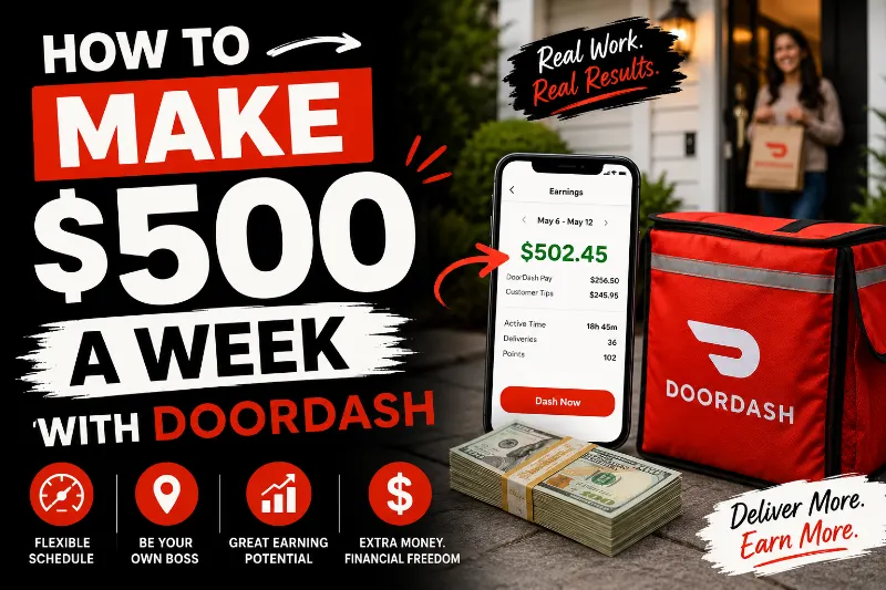 14 Practical Ways to Make $500 a Week With DoorDash