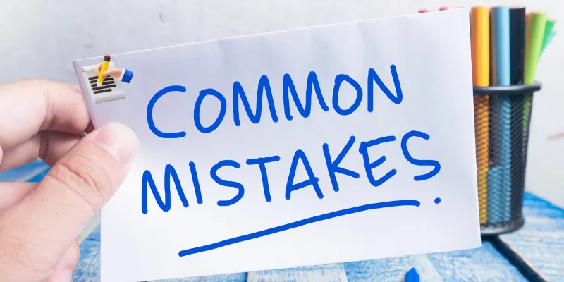 Mistakes of Content Writing