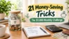 21 Money-Saving Tricks: The $1,000 Monthly Challenge - Post Thumbnail