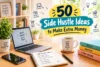 50 Side Hustle Ideas to Make Extra Money - Post Thumbnail