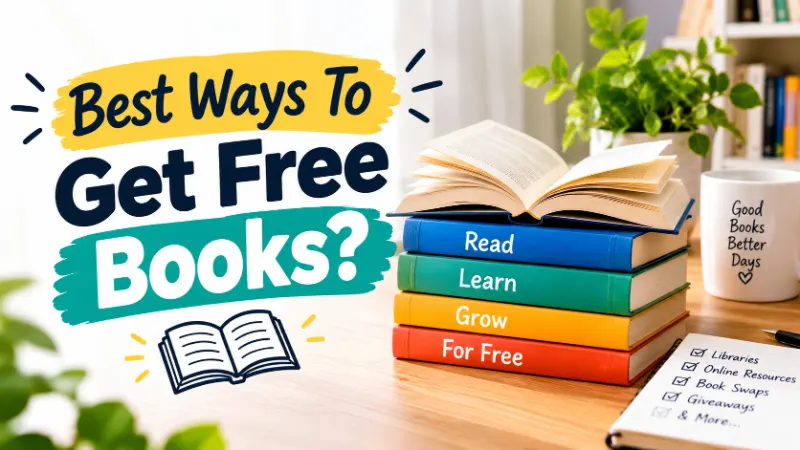 13 Best Ways to Get Free Books Online and in Your Community